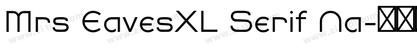 Mrs EavesXL Serif Na字体转换